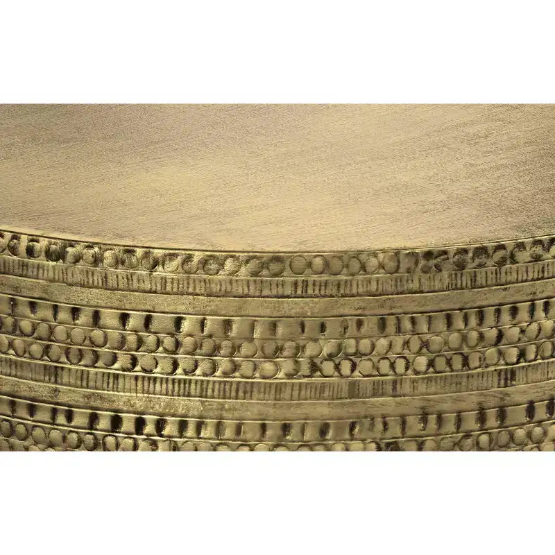 Table basse bohème en métal de 29,5 pouces de large Jean, assemblée