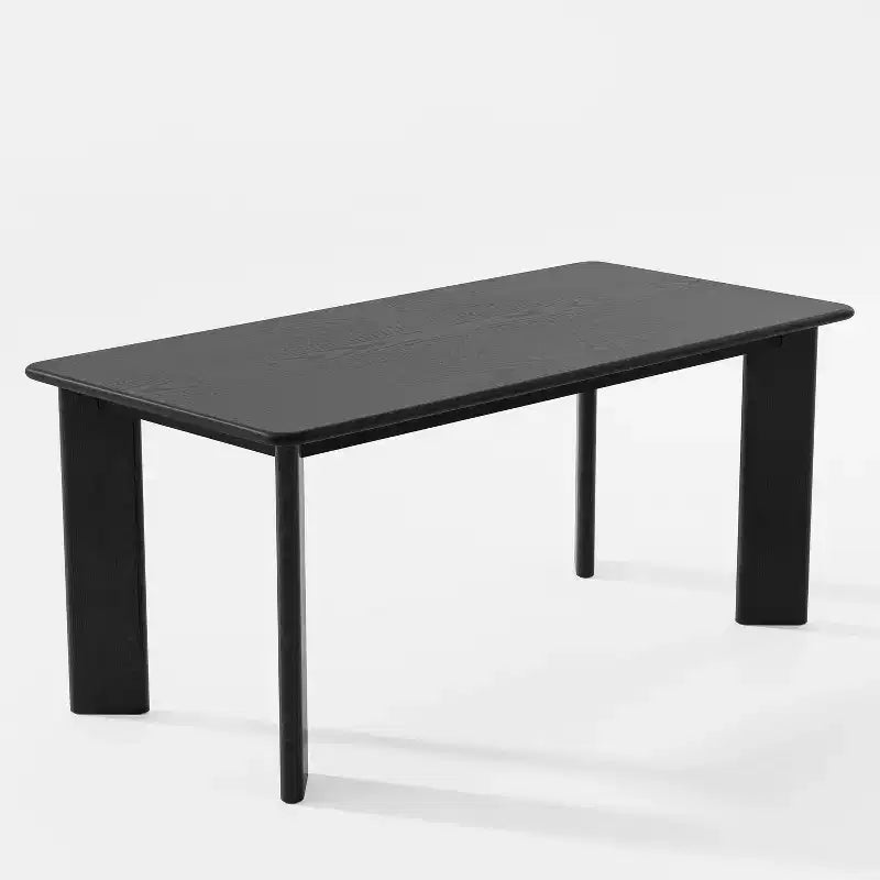 PexFix Table de salle à manger de style rustique en bois massif Plateau carré en bois pour salles à manger modernes et réunions de famille