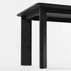 PexFix Table de salle à manger de style rustique en bois massif Plateau carré en bois pour salles à manger modernes et réunions de famille