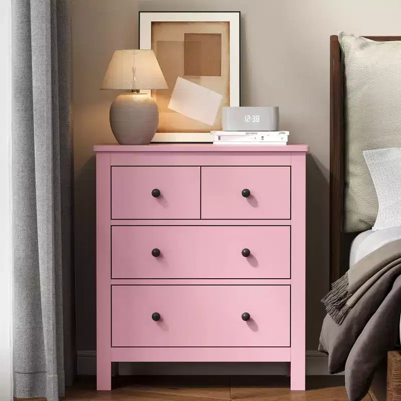 Commode moderne en bois à 3 tiroirs pour chambre à coucher