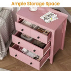 Commode moderne en bois à 3 tiroirs pour chambre à coucher