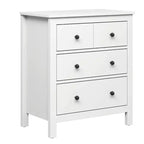 Commode moderne en bois à 3 tiroirs pour chambre à coucher