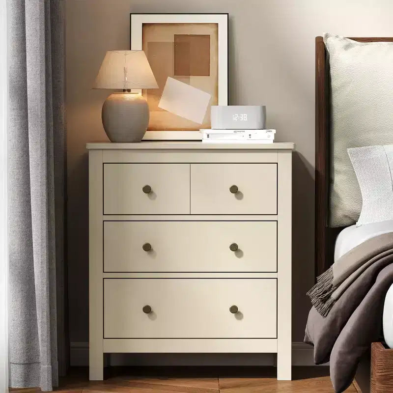 Commode moderne en bois à 3 tiroirs pour chambre à coucher