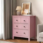 Commode moderne en bois à 3 tiroirs pour chambre à coucher