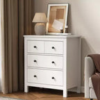 Commode moderne en bois à 3 tiroirs pour chambre à coucher