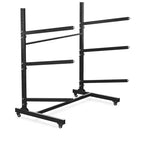 COZONY Support de Rangement Robuste pour 3 Kayaks, Support Autonome à 3 Niveaux avec Roues et Sangles de Suspension
