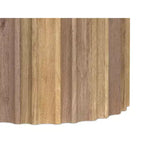 Table d'appoint contemporaine Doncaster, en manguier massif, 40 cm de large, style bohème, livrée assemblée