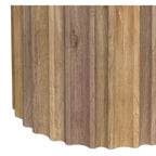 Table d'appoint contemporaine Doncaster, en manguier massif, 40 cm de large, style bohème, livrée assemblée