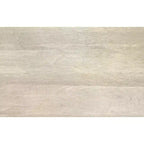 Table d'appoint contemporaine ronde KESSLER en bois de manguier massif, 45,7 cm de large, finition blanchie, entièrement assemblée