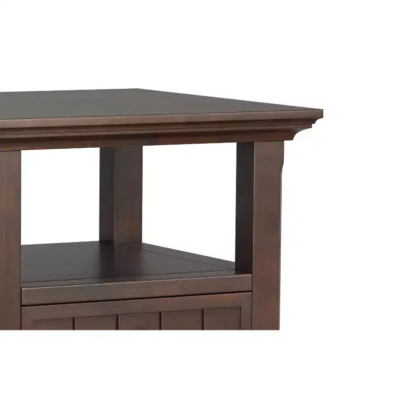 Table d'appoint transitoire en bois massif Normandy de 19 pouces de large