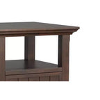 Table d'appoint transitoire en bois massif Normandy de 19 pouces de large