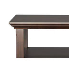Table d'appoint transitoire en bois massif Normandy de 19 pouces de large