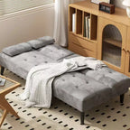 Canapé-lit futon convertible Celebalcony, petit canapé inclinable, canapé-lit réglable 64 positions pour salon, accoudoir amovible