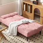 Canapé-lit futon convertible Celebalcony, petit canapé inclinable, canapé-lit réglable 64 positions pour salon, accoudoir amovible