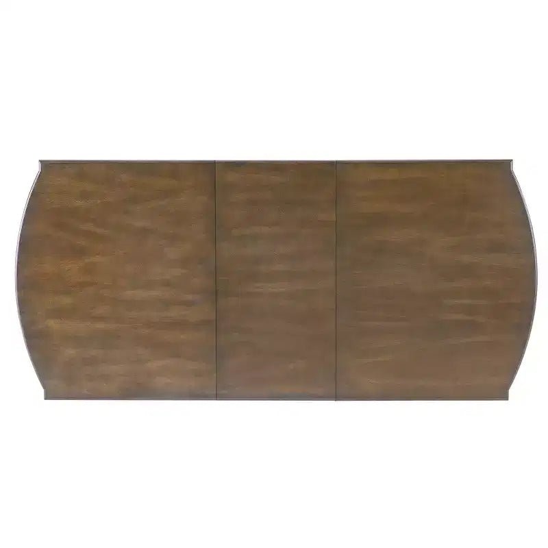 GDF Studio Vaughn, table de salle à manger extensible de 152-198 cm avec rallonge amovible, grande table extensible pour 4 à 8 personnes