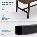 Table à manger industrielle pour 4 à 6 personnes, table de cuisine longue de 160 cm avec plateau en bois, cadre métallique robuste et finition marron rustique – table rectangulaire pour 4 places