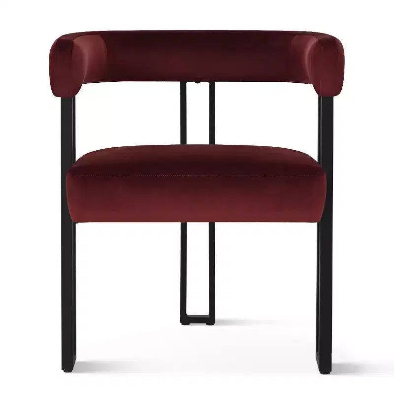 Ensemble de table à manger extensible 47-83 pour 8, table noire et 8 fauteuils en velours avec pieds en métal élégants, idéal pour les réceptions - Panipeachy