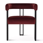 Ensemble de table à manger extensible 47-83 pour 8, table noire et 8 fauteuils en velours avec pieds en métal élégants, idéal pour les réceptions - Panipeachy