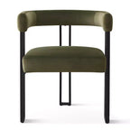 Ensemble de table à manger extensible 47-83 pour 8, table noire et 8 fauteuils en velours avec pieds en métal élégants, idéal pour les réceptions - Panipeachy