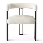 Ensemble de table à manger extensible 47-83 pour 8, table noire et 8 fauteuils en velours avec pieds en métal élégants, idéal pour les réceptions - Panipeachy