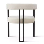 Ensemble de table à manger extensible 47-83 pour 8, table noire et 8 fauteuils en velours avec pieds en métal élégants, idéal pour les réceptions - Panipeachy