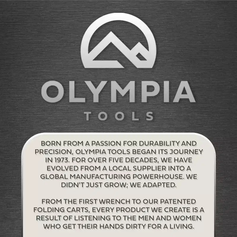 Servante à roulettes Olympia Tools 20 pouces avec 5 tiroirs, rangement verrouillable