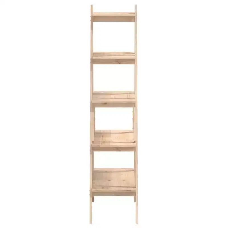 vidaXL Étagère à 5 Niveaux Autoportante Forme en A Bibliothèque en Bois de Pin Massif