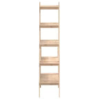 vidaXL Étagère à 5 Niveaux Autoportante Forme en A Bibliothèque en Bois de Pin Massif