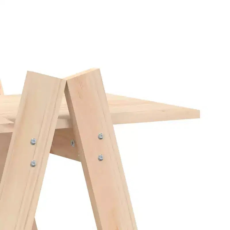 vidaXL Étagère à 5 Niveaux Autoportante Forme en A Bibliothèque en Bois de Pin Massif