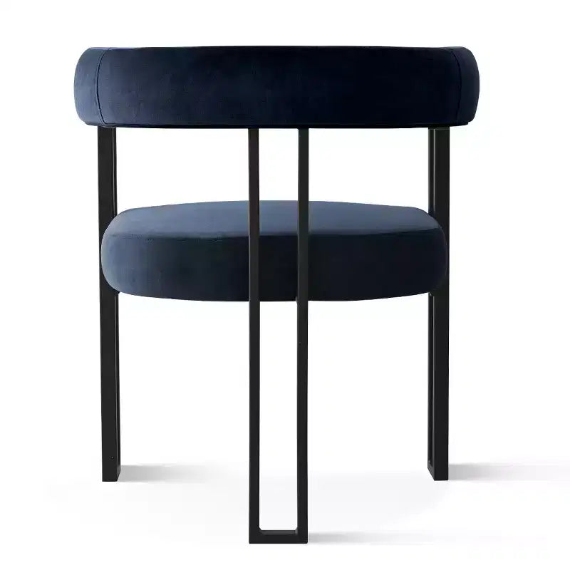 Ensemble table à manger extensible 47-83 pour 4 personnes, table noire et 4 chaises de salle à manger rembourrées en velours avec pieds en métal, style moderne - Panipeachy