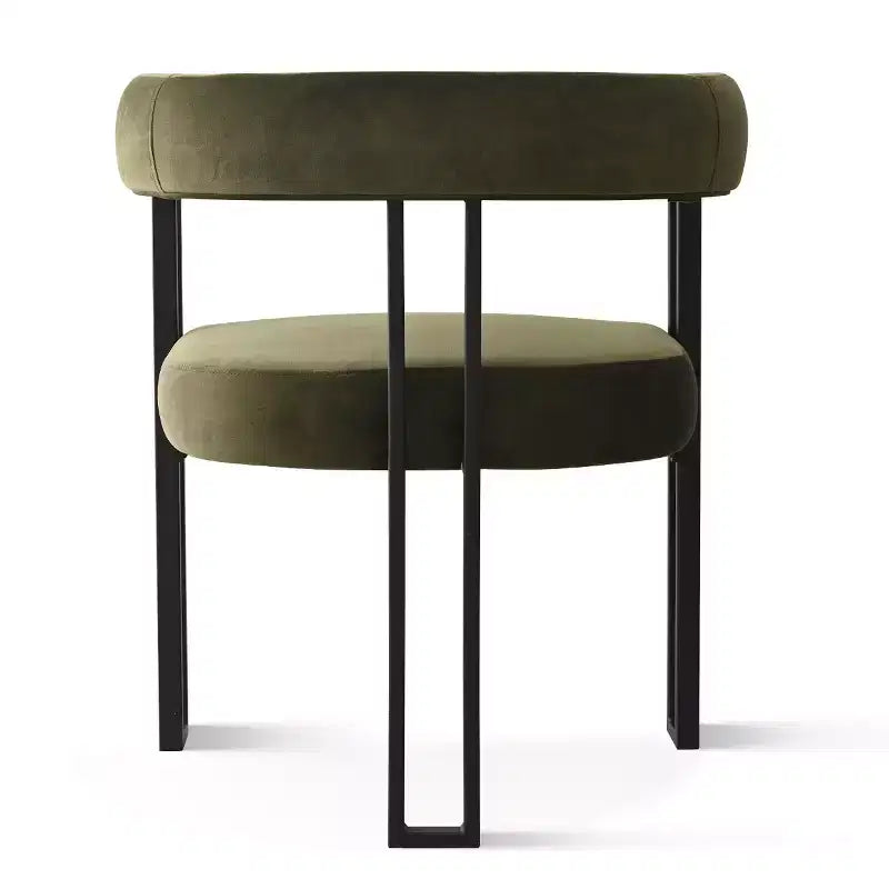 Ensemble table à manger extensible 47-83 pour 4 personnes, table noire et 4 chaises de salle à manger rembourrées en velours avec pieds en métal, style moderne - Panipeachy