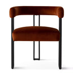 Ensemble table à manger extensible 47-83 pour 4 personnes, table noire et 4 chaises de salle à manger rembourrées en velours avec pieds en métal, style moderne - Panipeachy