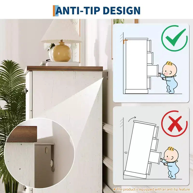 Commode haute à 5 tiroirs cannelés, commode verticale en bois avec poignées métalliques, armoire de rangement peu encombrante pour chambre à coucher, appartement, chambre d'amis.
