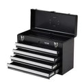 VIYET 20.5 Portable Metal Tool Storage - 4 Drawers, EVA Liners, Ball Bearing Slides, Lockable, Powder Coated