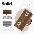 Bureau électrique de 122 cm avec tiroirs, bureau debout réglable en hauteur avec rangement, poste de travail informatique en noyer noir pour bureau à domicile