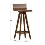 Tabourets de comptoir et de bar Tisha - Lot de 2 - iNSPIRE Q