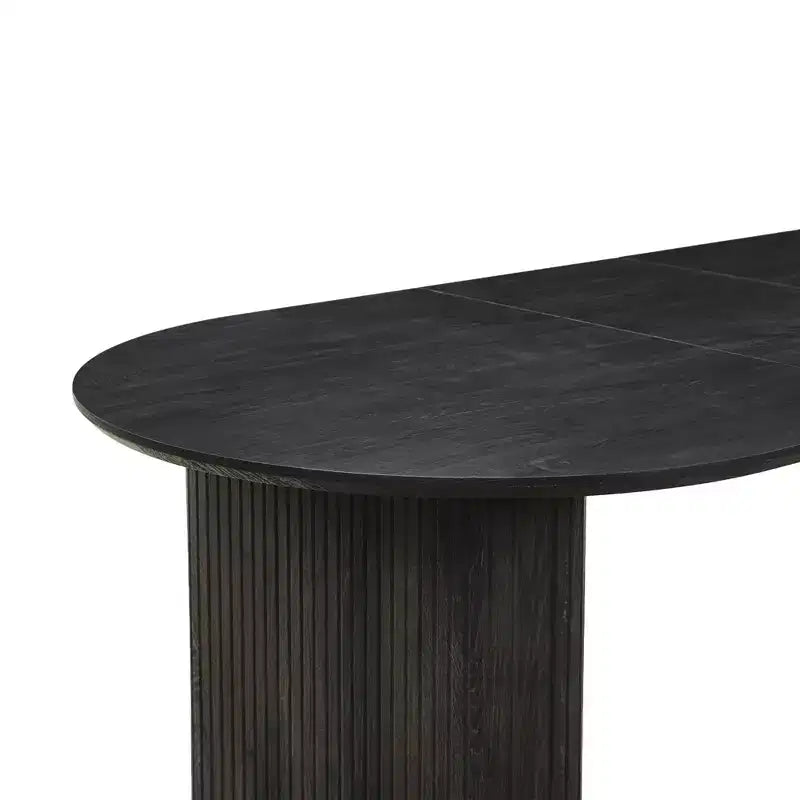 Table à manger extensible avec plateau en MDF et pieds en métal, pour salle à manger, bureau ou table basse