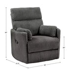Fauteuil inclinable et pivotant Whittier Manual - iNSPIRE Q