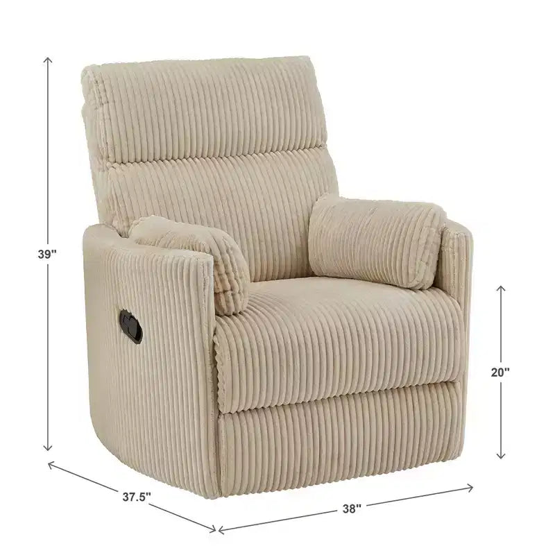 Fauteuil inclinable et pivotant Whittier Manual - iNSPIRE Q