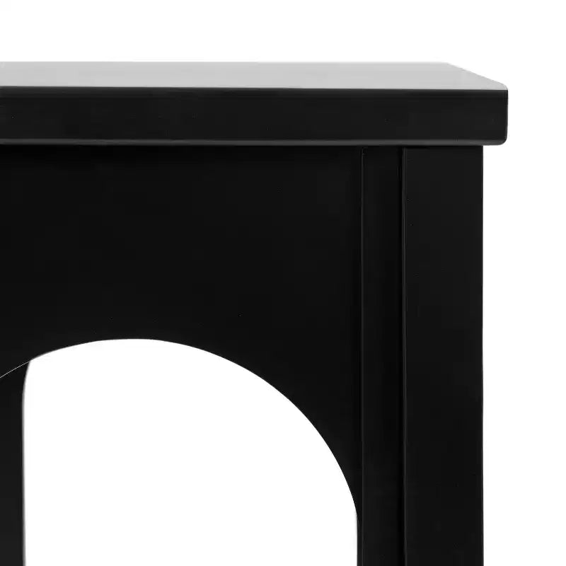 Console Kate et Laurel Ulla, 36x13x30 po, noir