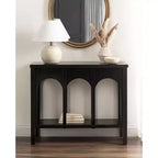 Console Kate et Laurel Ulla, 36x13x30 po, noir