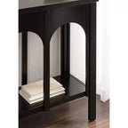 Console Kate et Laurel Ulla, 36x13x30 po, noir