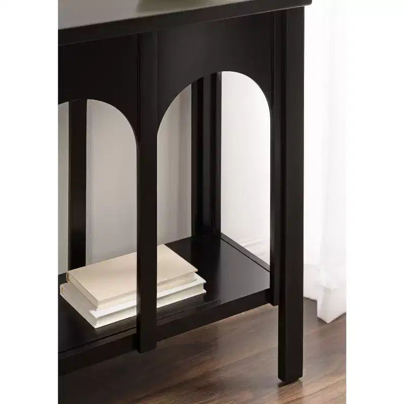 Console Kate et Laurel Ulla, 36x13x30 po, noir