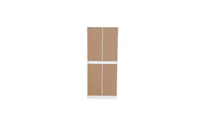 JVNOXK Bibliothèque de rangement à cinq niveaux de 73,6 cm avec 5 étagères ouvertes et kit de sécurité anti-basculement, convient aux chambres et aux salons, blanc