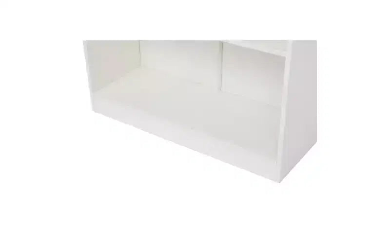 JVNOXK Bibliothèque de rangement à cinq niveaux de 73,6 cm avec 5 étagères ouvertes et kit de sécurité anti-basculement, convient aux chambres et aux salons, blanc