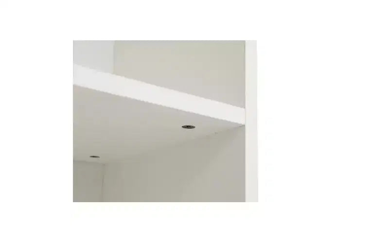 JVNOXK Bibliothèque de rangement à cinq niveaux de 73,6 cm avec 5 étagères ouvertes et kit de sécurité anti-basculement, convient aux chambres et aux salons, blanc