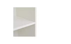 JVNOXK Bibliothèque de rangement à cinq niveaux de 73,6 cm avec 5 étagères ouvertes et kit de sécurité anti-basculement, convient aux chambres et aux salons, blanc