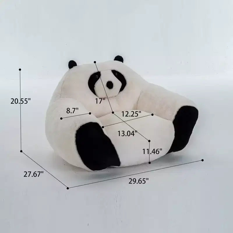 Pouf GDFStudio Gwenaelle moderne en forme de panda