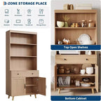 Bahut commode avec tiroirs, Table console multifonctionnelle pour salon, cuisine, salle à manger, bureau à domicile, Armoire haute