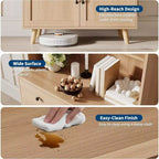 Bahut commode avec tiroirs, Table console multifonctionnelle pour salon, cuisine, salle à manger, bureau à domicile, Armoire haute